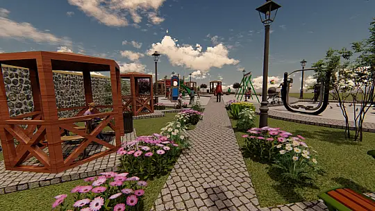Emet Dere Mahallesinde Yeni Bir Park Doğuyor