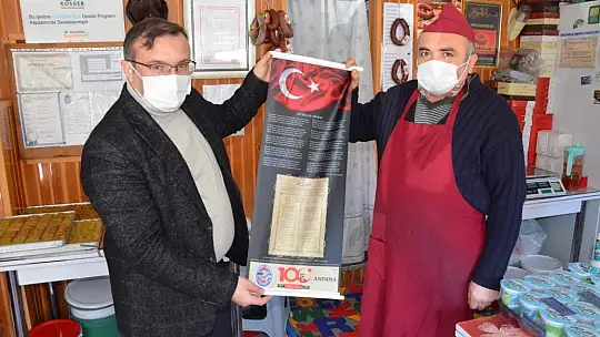 İstiklal Marşımızın Kabulünün 100.Yılında Emet Belediyesinden Anlamlı Hediye