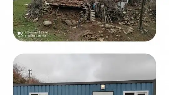 55 Yıl Önce Gelin Geldiği Köyde Harabe Evi Jandarmanın farkındalığıyla Yenilendi