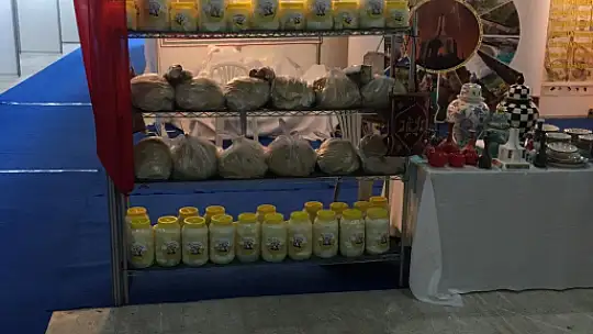 Kütahya Tarım Fuarı açılırken Emet Fuarda yerini aldı