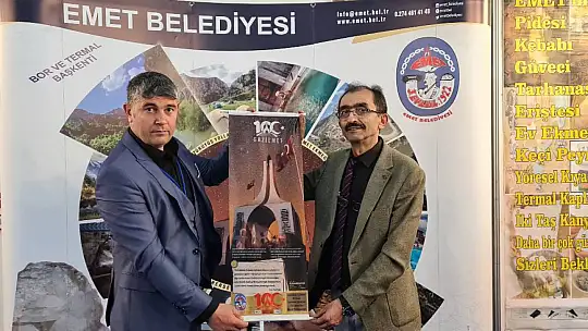 Kütahya Tarım Fuarı açılırken Emet Fuarda yerini aldı