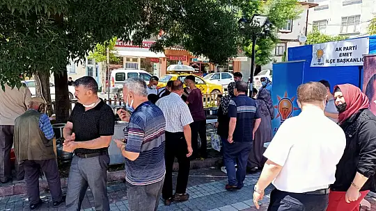 Emet AK partiden Şehitlerimiz İçin Lokma Hayrı