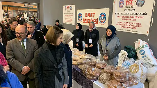 Emet Deprem Kermesinde Yerini Aldı