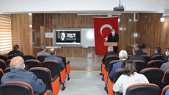İstiklal Marşımızın Kabulünün 100.Yılında Anma Programı Yapıldı
