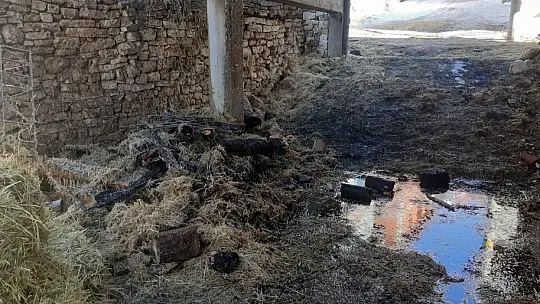 İnşaat Halindeki Evde 500 Balya Saman Yandı