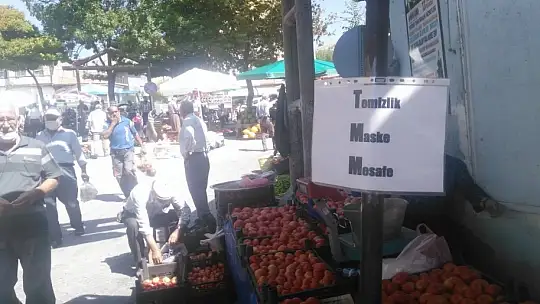 Emet Salı Pazarı Olağanüstü Tedbirlerle Açıldı