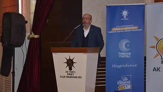 Kütahya Geneli Ak parti Yönetim Camiası Emette buluştu