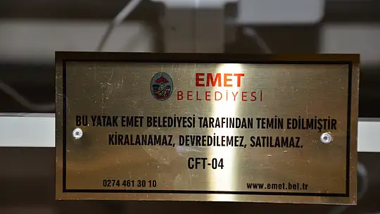 Emet Belediyesinden Yaşlılara Vefa Projesi Kapsmaında 14 Elektronik Yatak