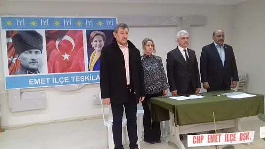 Emet İYİ Partide ÇELİK Dönemi