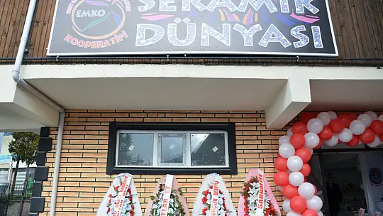 Emko Seramik Atölyesi 21 Aralık koop. Gününde Atölyesini Açtı