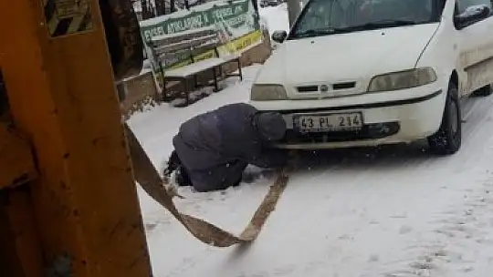 Emet'te Yoğun Kar Yağışı Tüm Ekipleri Alarma Geçirdi