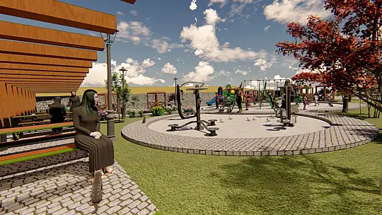 Emet Dere Mahallesinde Yeni Bir Park Doğuyor