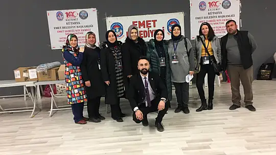 Emet Deprem Kermesinde Yerini Aldı
