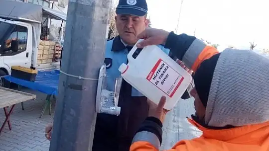 Emet Pazarında Korona Virüs Tedbirleri