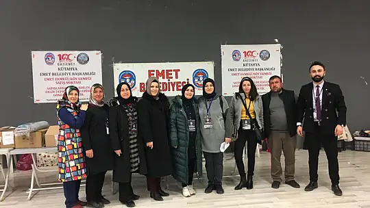 Emet Deprem Kermesinde Yerini Aldı