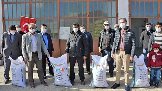 16 Üreticiye 1600 Kg Macar Fiği Dağıtıldı