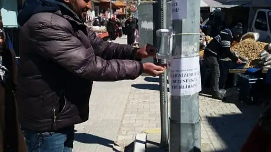 Emet Pazarında Korona Virüs Tedbirleri