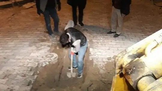 Belediye Su İşleri Ekipleri 24 Saat Görevde