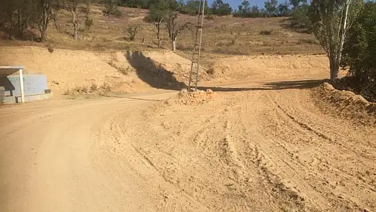 Eğrigöz'de 6 km'lik Yol Alt Yapı Çalışması Sürüyor