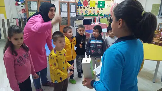 Kendileri Küçük Ama Yürekleri Büyük Çocuklardan Örnek Proje