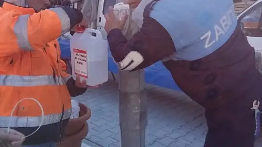 Emet Pazarında Korona Virüs Tedbirleri