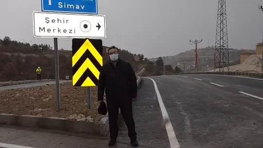 650 Metrelik Emet İlçe Giriş Yolunun 500 metresi Tamamlandı