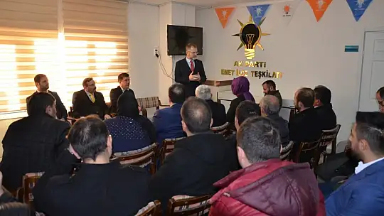 İl Başkanı Ceyhun Emet İlçesinde