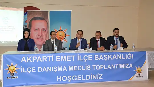 Ak parti İlçe Danışma Meclisi Toplantısı Yapıldı