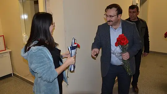 Başkan Doğan'dan 8 Mart'ta Kadın Çalışanlara Kutlama Ziyareti