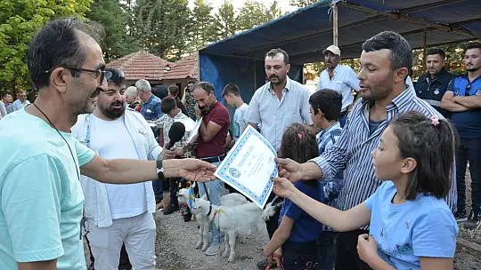 Emet'te oğlaklar podyuma çıktı