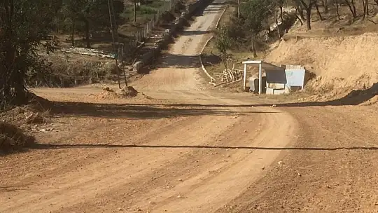 Eğrigöz'de 6 km'lik Yol Alt Yapı Çalışması Sürüyor