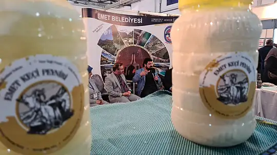 Kütahya Tarım Fuarı açılırken Emet Fuarda yerini aldı
