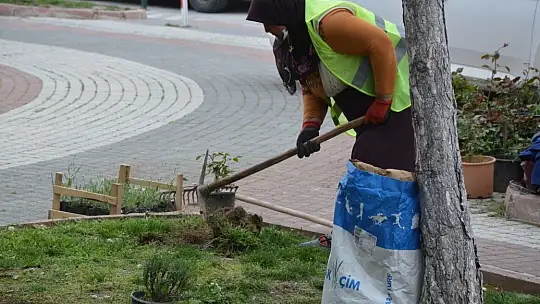 Emet Belediyesince Şehrin Her Tarafı Çiçeklerle Donatılıyor