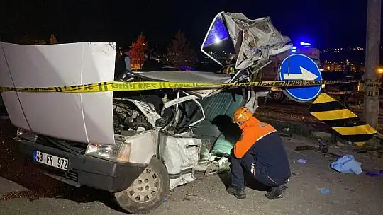 Kütahyada bir kaza daha 1 Ölü 2 yaralı