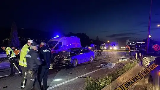 Kütahyada bir kaza daha 1 Ölü 2 yaralı