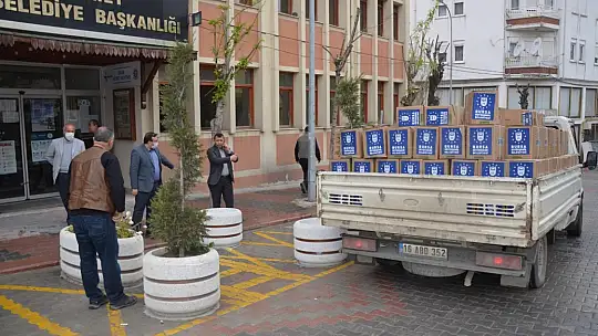 Bursa Büyükşehirden Emet Belediyesine 200 Koli Erzak