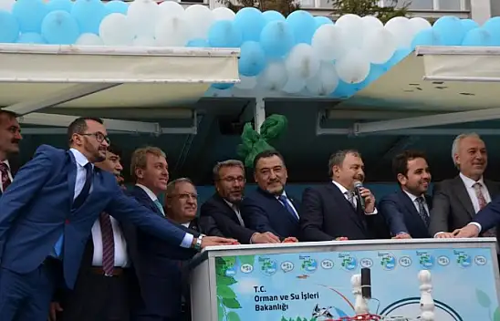 BAKAN EROĞLU EMET GÖLETİ TEMELİNİ ATTI