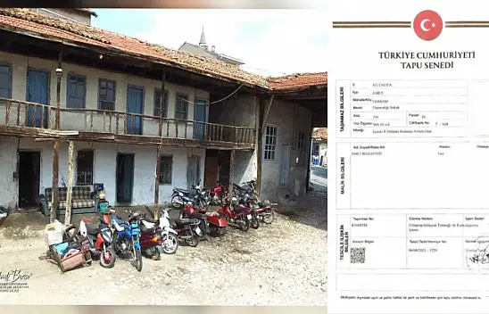 Tarihi Emet Hanı Asıl Sahibine, Emet Halkına Kazandırıldı