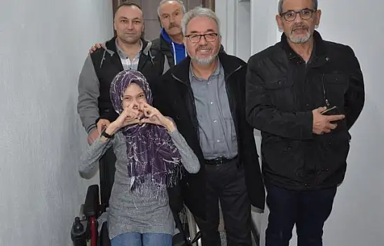 Kasımda Duymaya,Aralıkta Akülü Arabasına Kavuştu