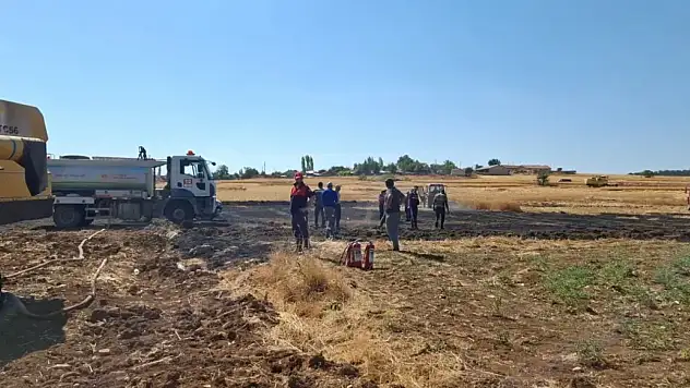 Emet'te Korkutan Yangın Ekipler Hızla Müdahale Etti