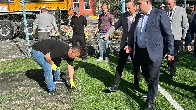 Eski Futbol Sahası Yeni Hizmetlere Zemin Hazırlıyor!