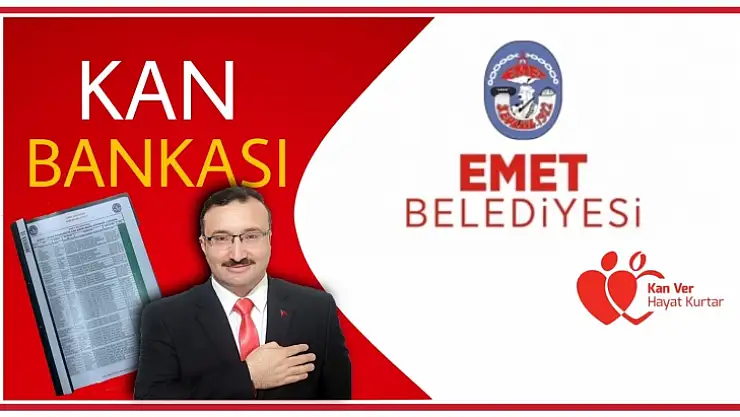 Emet Belediyesinden 'Kan Kardeşliği' Projesi