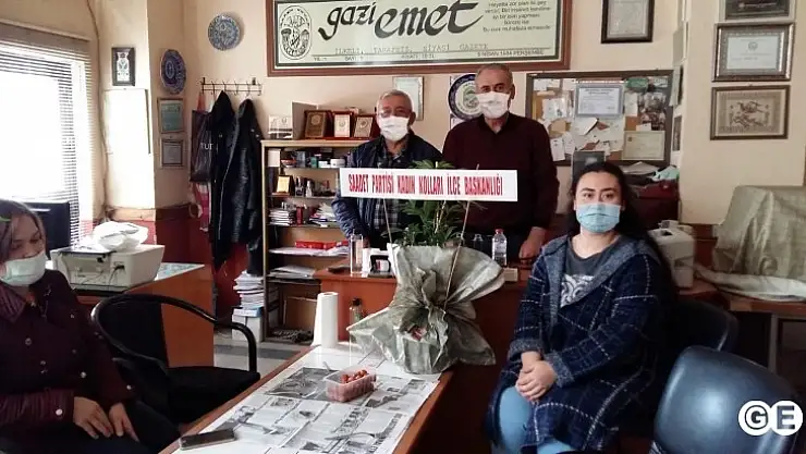 Emet Saadet Partisinden Gazetemize Ziyaret