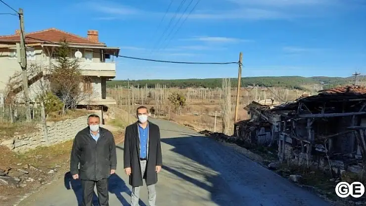 Emet'te 2 Köy Beton Asfalt Yolları Tamamlandı