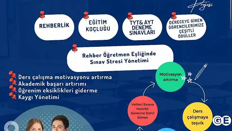 Emet'te sınava hazırlanan öğrencilere tam destek
