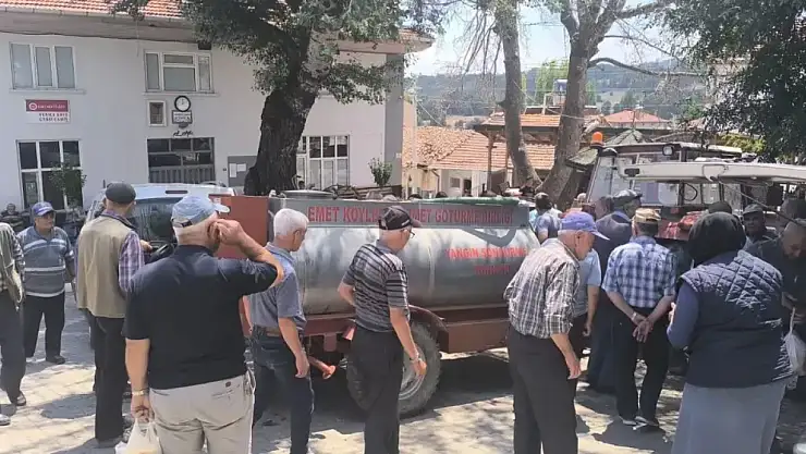 Emet  Yeniceköy'de Halka Su Tankeri Eğitimi