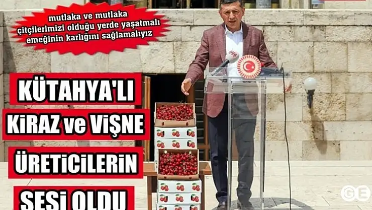 Erbaş Kiraz Üreticilerinin Sesi Oldu