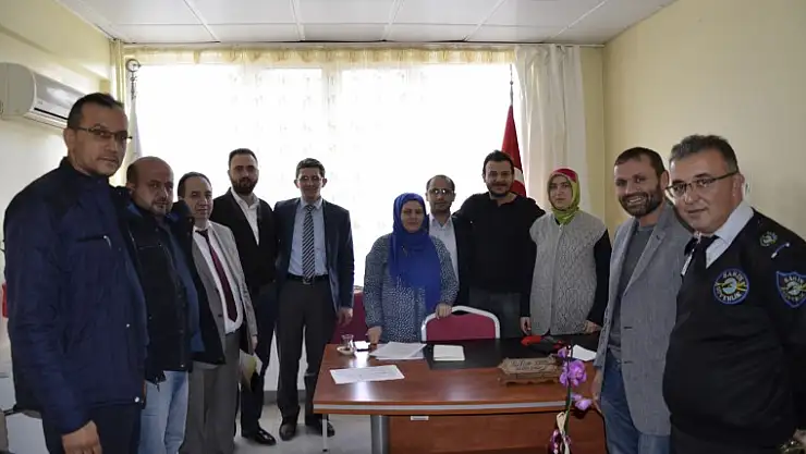 DERNEKTEN YENİ HASTANE YÖNETİMİNE HAYIRLI OLSUN ZİYARETİ