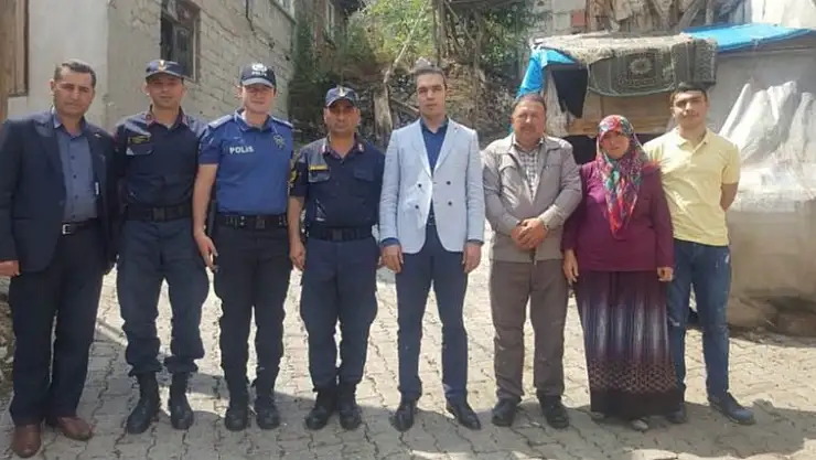 YARALI GAZİ AİLESİNE GEÇMİŞ OLSUN ZİYARETİ