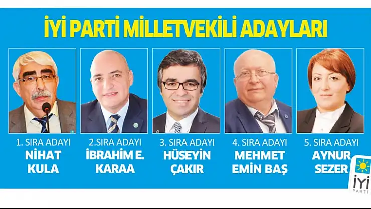 27. DÖNEM KÜTAHYA İYİ PARTİ MİLLETVEKİLİ ADAYLARI